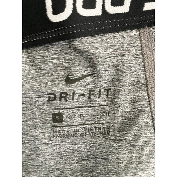 Women’s Nike Pro Dri-Fit Training Shorts Grey Black Running Workout Gym Pilates - Picture 5 of 5